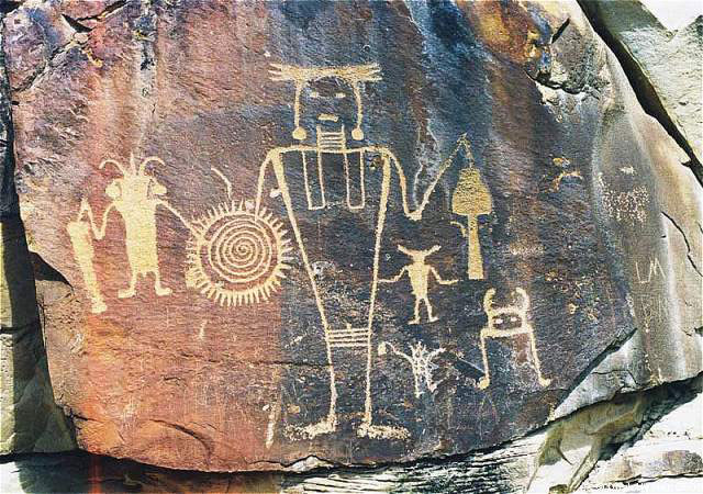 Shamanic cave art. From realneo.us