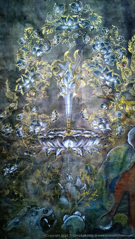 Manjushri's Klesha-cutting Sword of Wisdom. Photo and artwork by the author Manjushri's Klesha-cutting Sword of Wisdom. Photo and artwork by the author