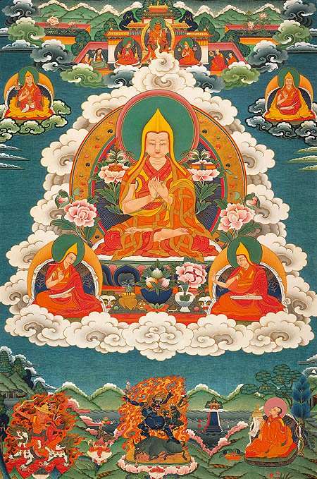 明年是宗喀巴大師圓寂六百周年紀念,各大藏傳教派都將有紀念活動。 (圖:網上圖片) 明年是宗喀巴大師圓寂六百周年紀念,各大藏傳教派都將有紀念活動。 (圖:網上圖片)
