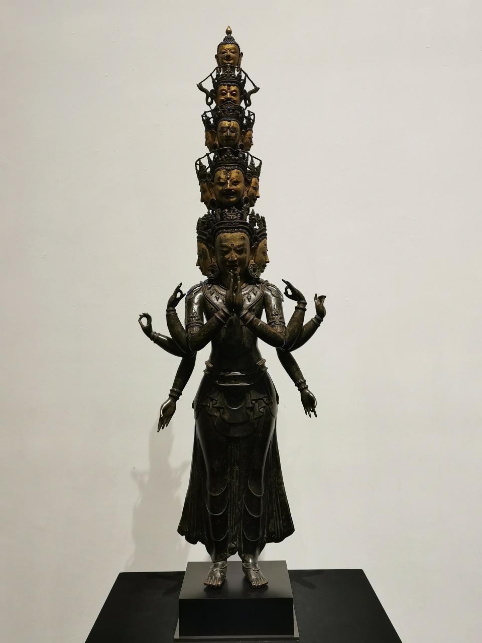 圖4:十一面觀音像 圖4:十一面觀音像